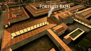 Animation of ancient Roman Fort in Caerleon Wales [upl. by Grekin]