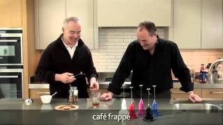 How to make a frappé coffee using an aerolatte milk frother [upl. by Ssegrub526]