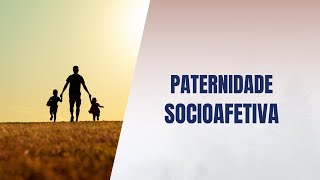 Paternidade socioafetiva [upl. by Cyndi686]