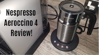 Nespresso Aeroccino 4 Milk Frother Review  Worth upgrading from the Aeroccino 3 [upl. by Troyes265]