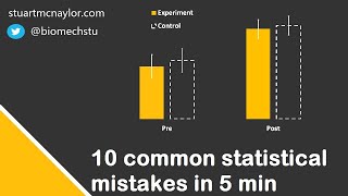 Ten Statistical Mistakes in 5 Min [upl. by Fogel84]