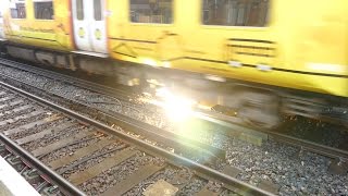 Merseyrail 507 009 making arcs at Birkdale station [upl. by Truda805]